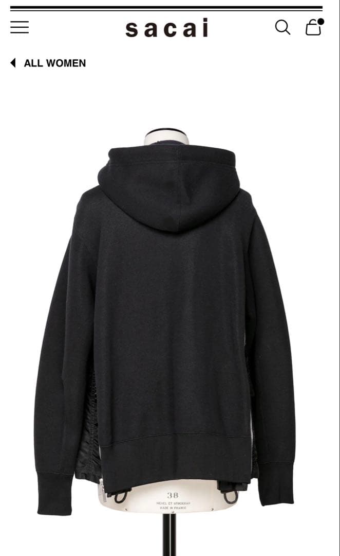 【新品未使用】 sacai パーカー
