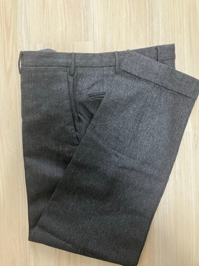 インコテックス/INCOTEX スラックス　48 グレー　フランネル/サキソニー