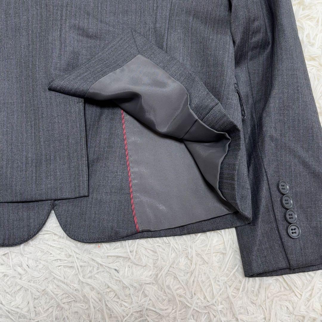 23区　ファインネスウール　スカートスーツ　高級生地　42号　XL