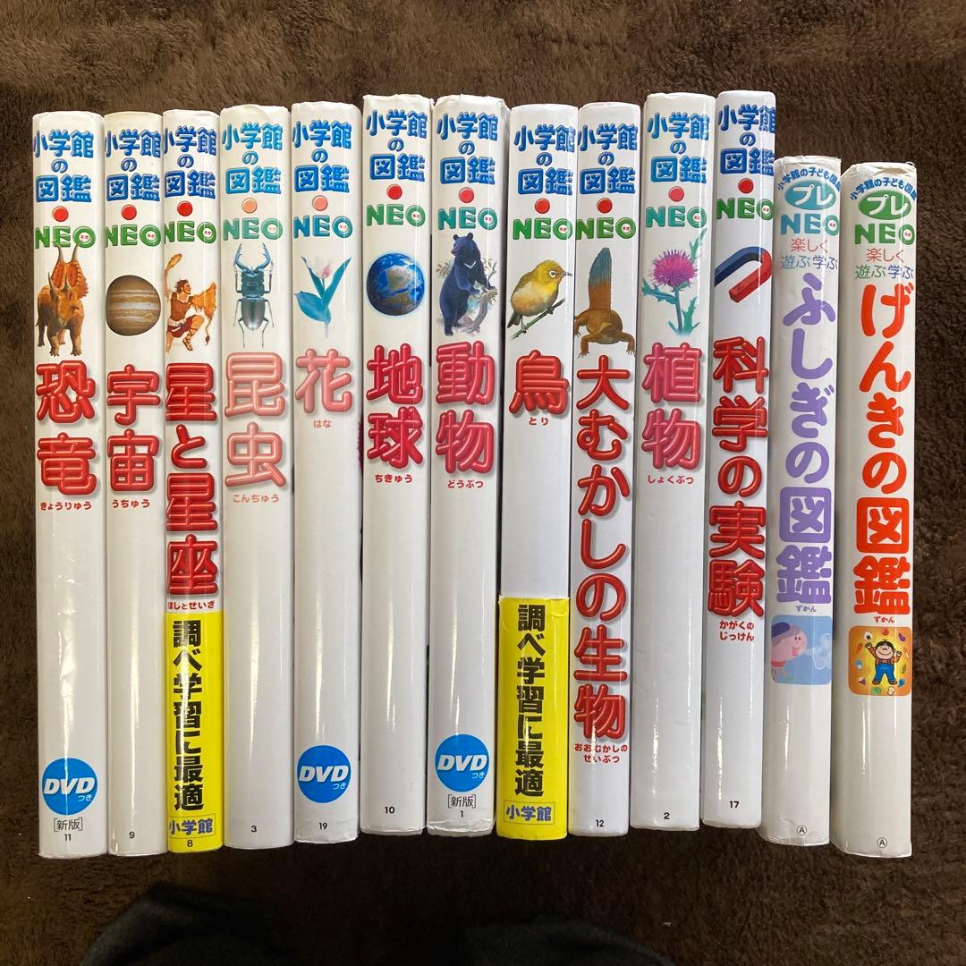 小学館の図鑑　13冊まとめ売り