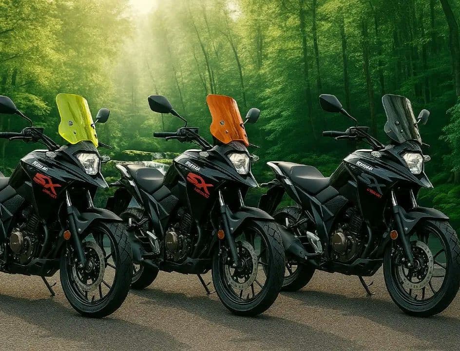 T*o様 VStrom　ロングシールド　スモーク　Vストローム250SX　ロング