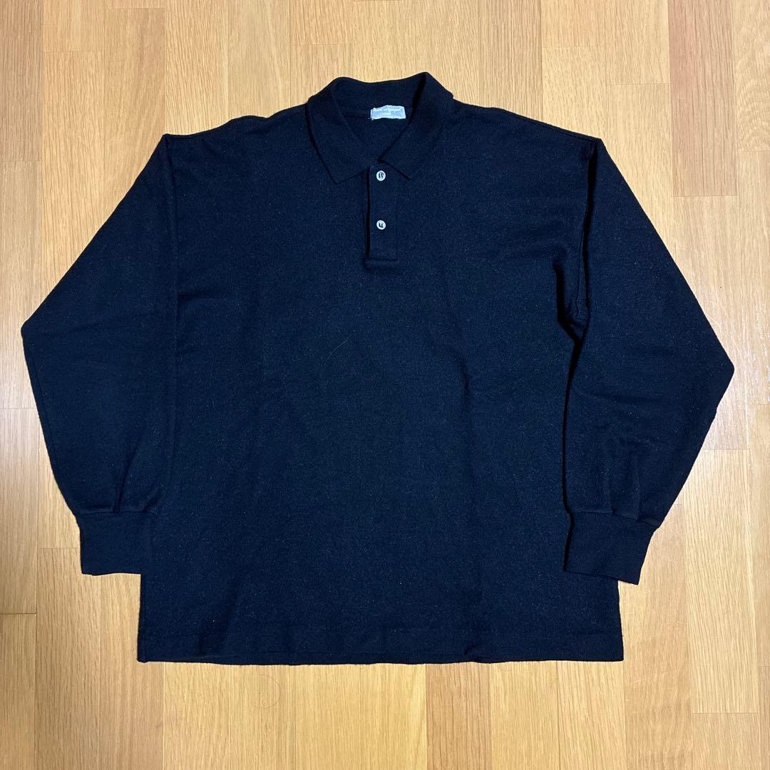 90s comme des garcons homme 縮絨ニット ポロ