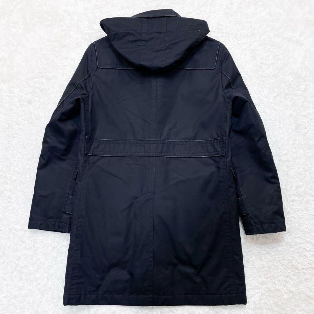 未使用級BURBERRY ノバチェック　極暖　ダッフルコート 　ブラック　大人気