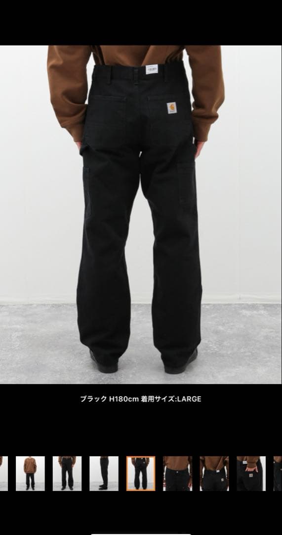 パンツ CARHARTT WIP DOUBLE KNEE メンズ 28-32