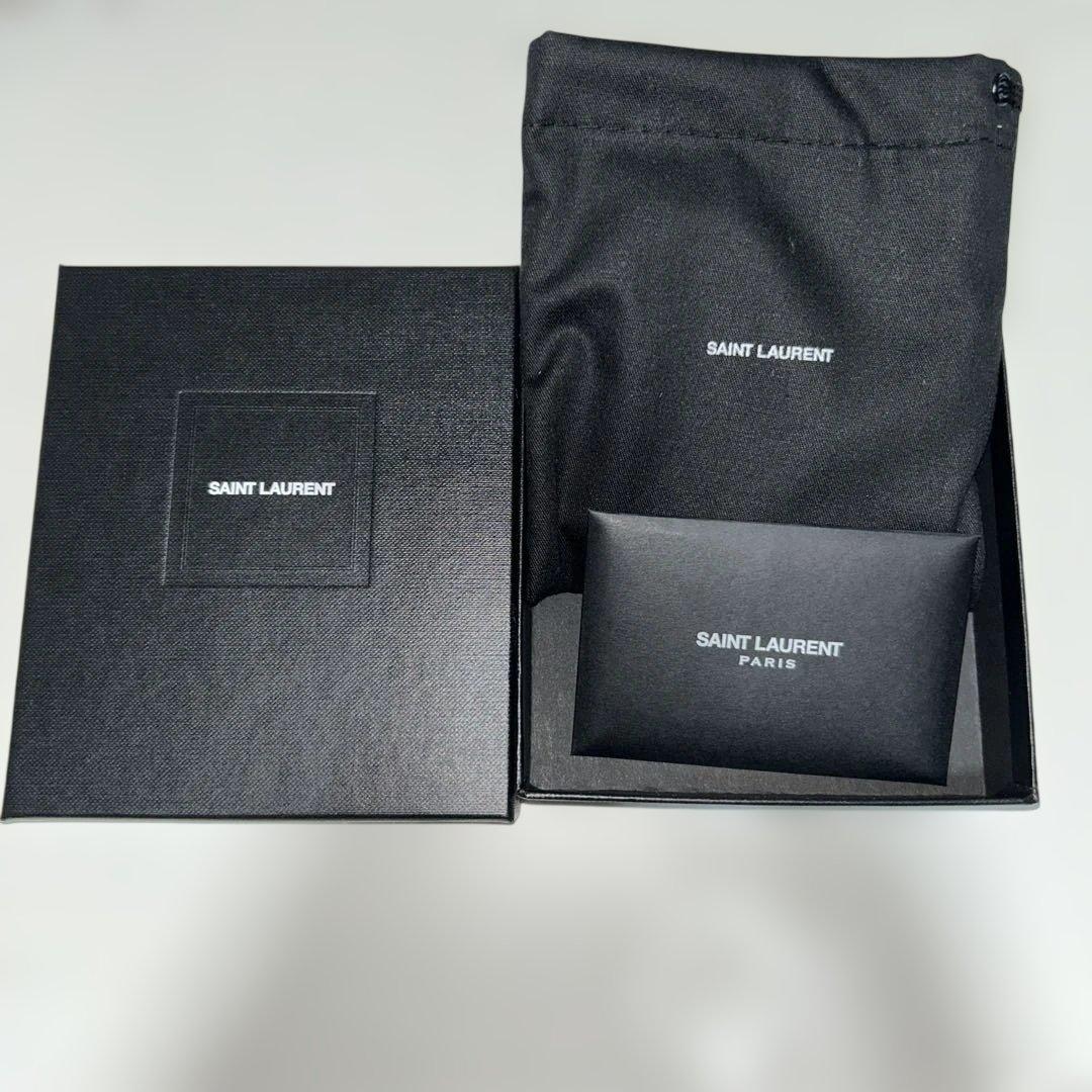 Saint Laurent ビルクリップウォレットタイニーカサンドラ 箱付き
