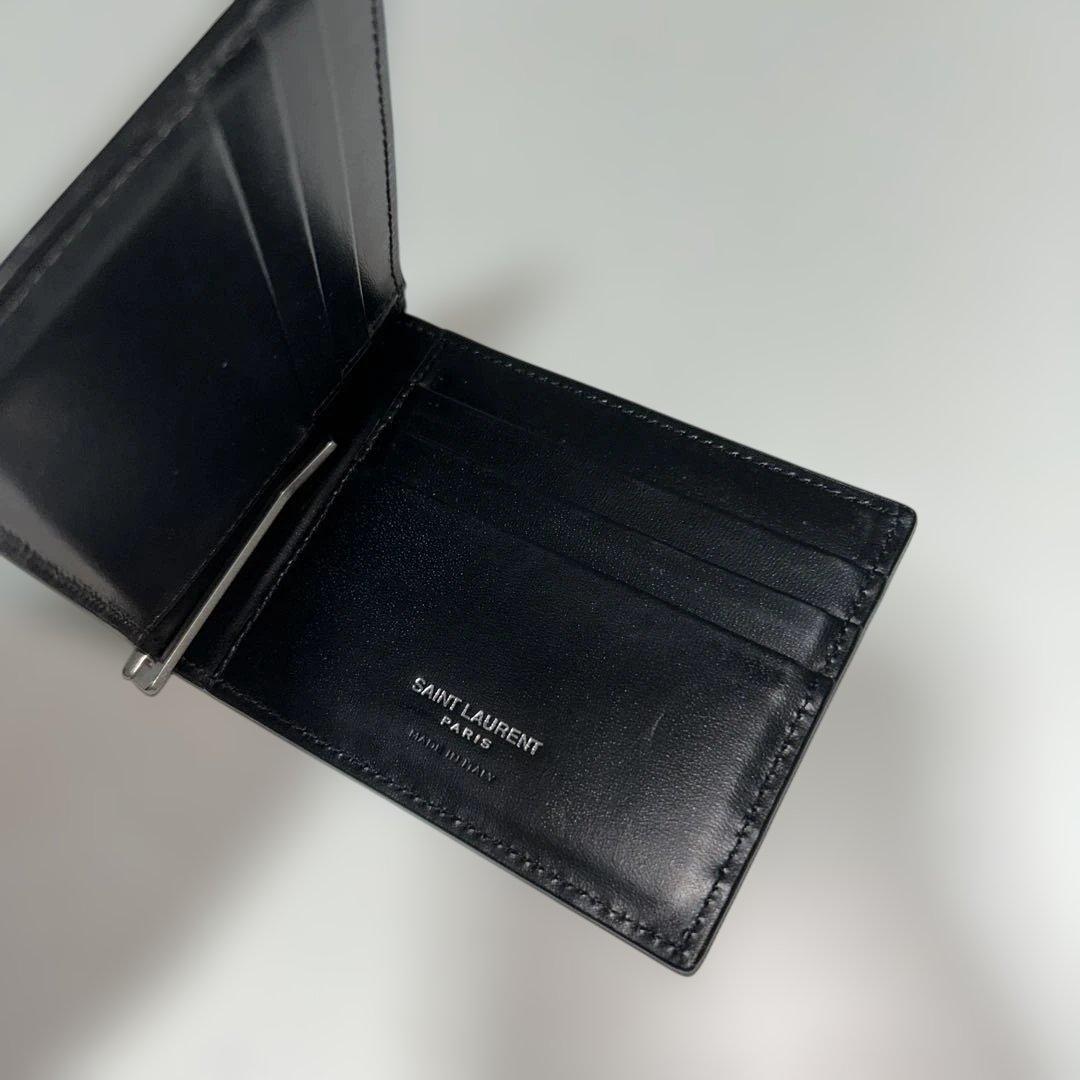 Saint Laurent ビルクリップウォレットタイニーカサンドラ 箱付き