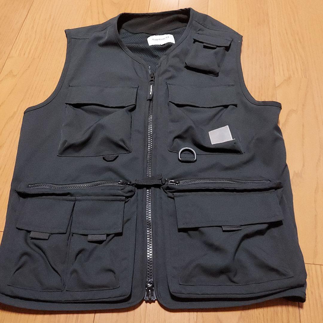 カーハート　ブラック　フィッシングベスト
