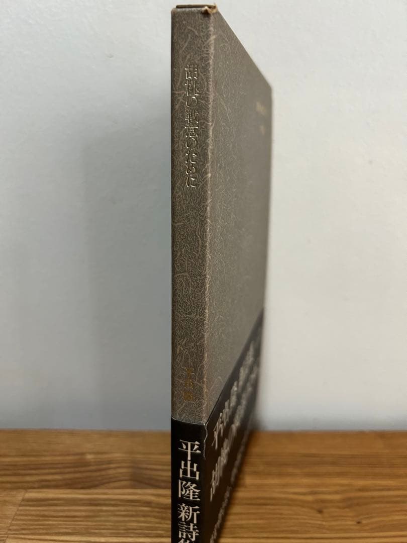 希少　絶版　平出隆 胡桃の戦意のために 単行本