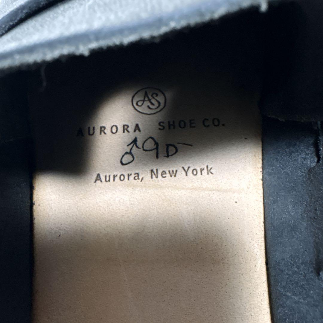 【新品未使用】オーロラシューズ ミドルイングリッシュ 9 27.0cm相当 黒