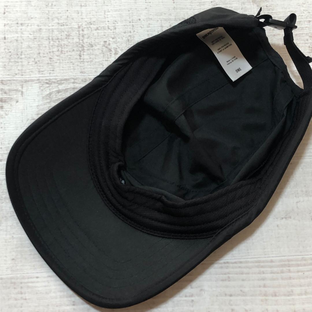 夏のランに最適‼️ パタゴニア ベロシティ・キャップ レアなオールブラック