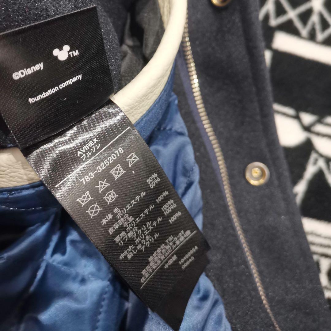 AVIREX アヴィレックス スタジアム ジャケット ミッキー L