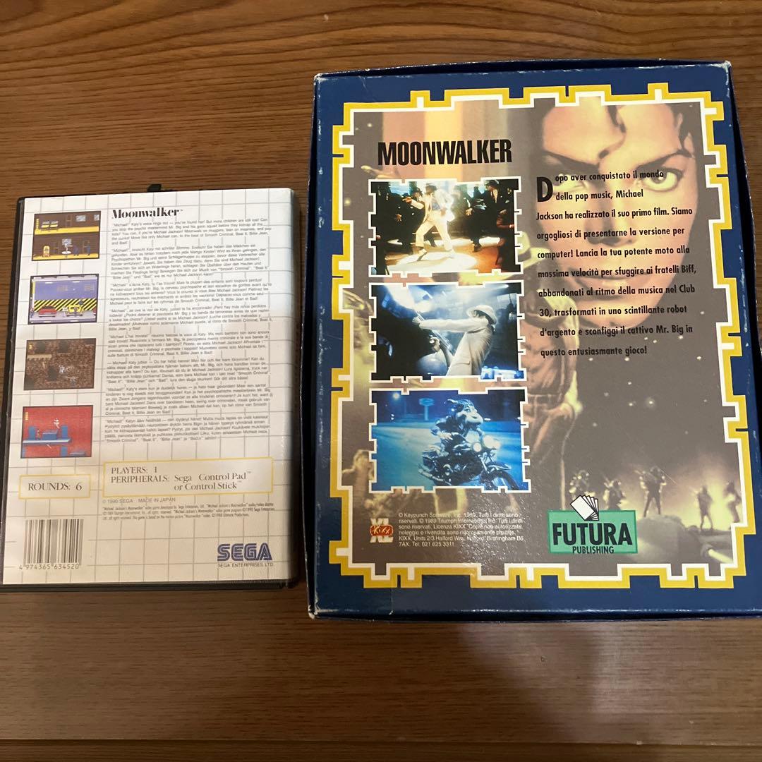 マイケルジャクソン ムーンウォーカー ゲームソフトセット SEGA 海外版