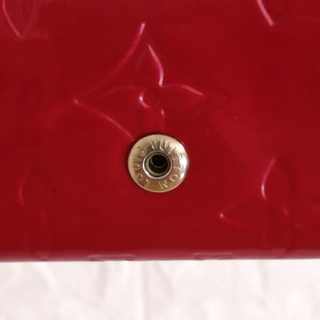 きゅうり　LOUIS VUITTON ヴェルニ　4連キーケース　レッド