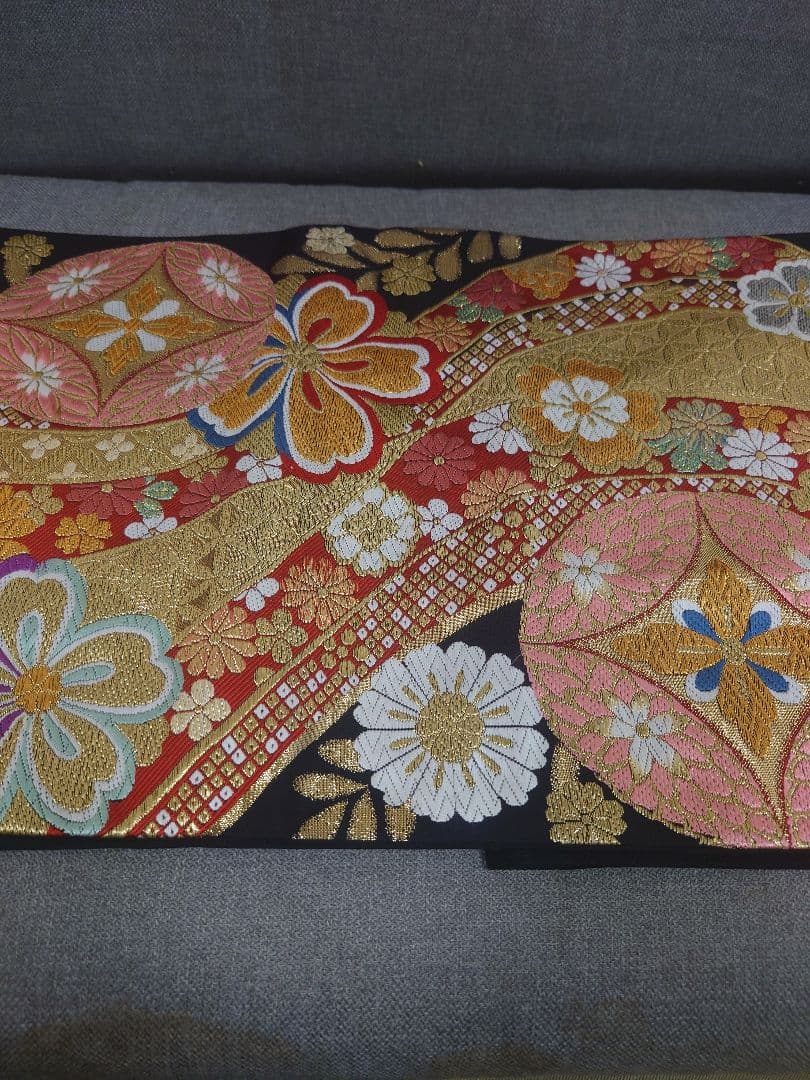 七五三用・七歳用正絹・誂え高級作り帯