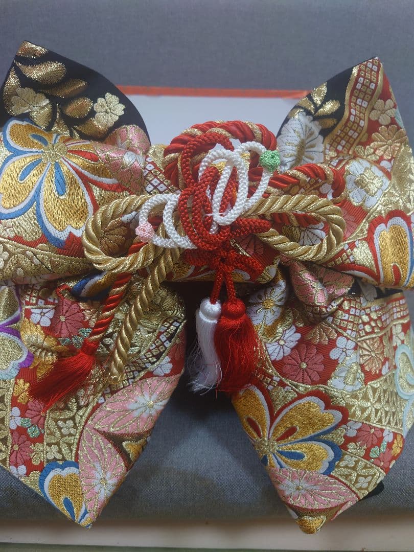 七五三用・七歳用正絹・誂え高級作り帯