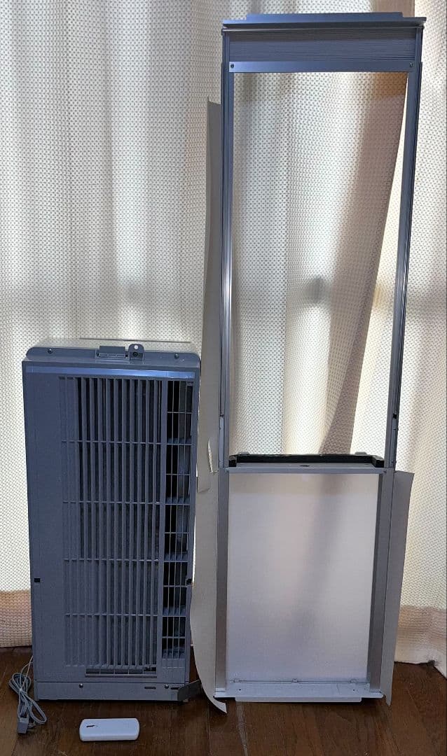 コロナルームエアコン窓エアコンウィンド型冷房専用低振動設計取付枠付き　20年製