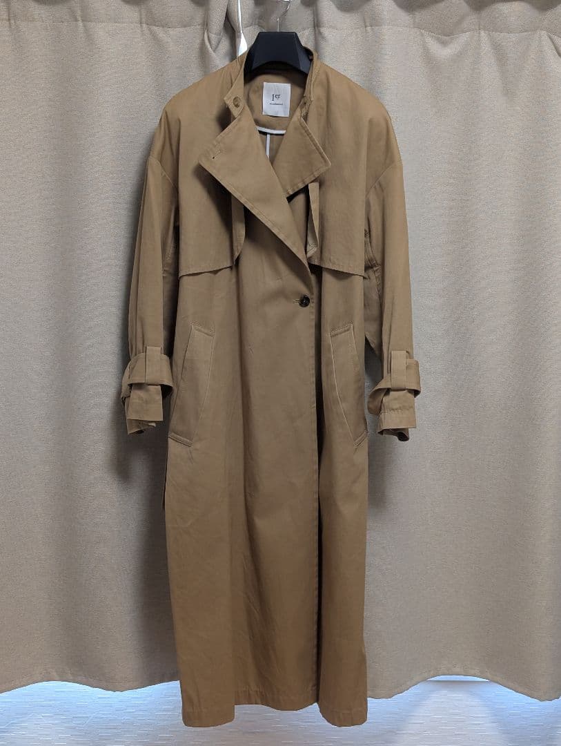プルミエアロンディスモン　ドライコットンギャバジントレンチコート