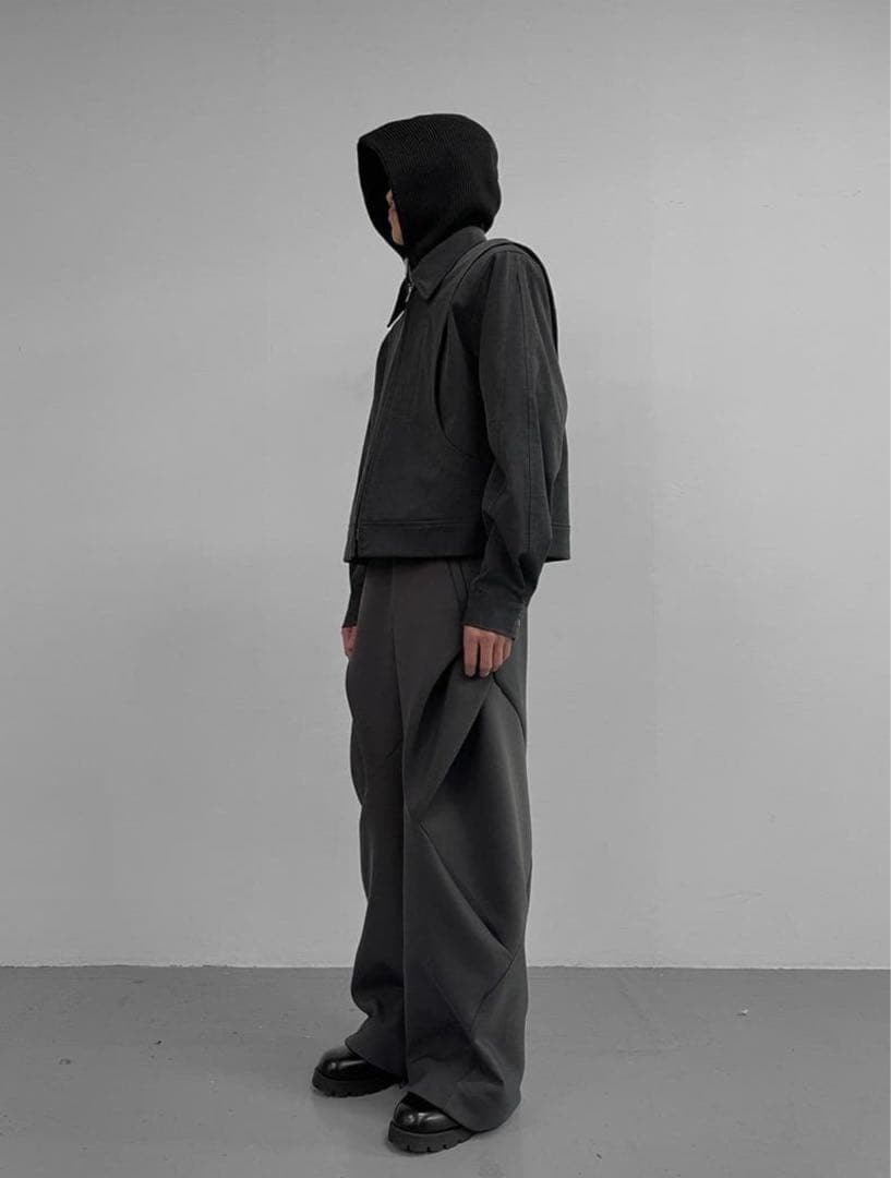 BAOVICTO 23SS 変形ワイドパンツ　グレー　M