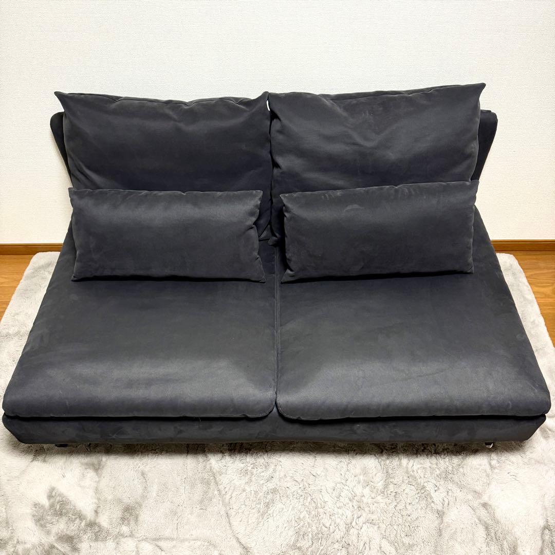 【kei】 IKEAソーデルハムン コンパクト3人掛　サムスタダークグレー