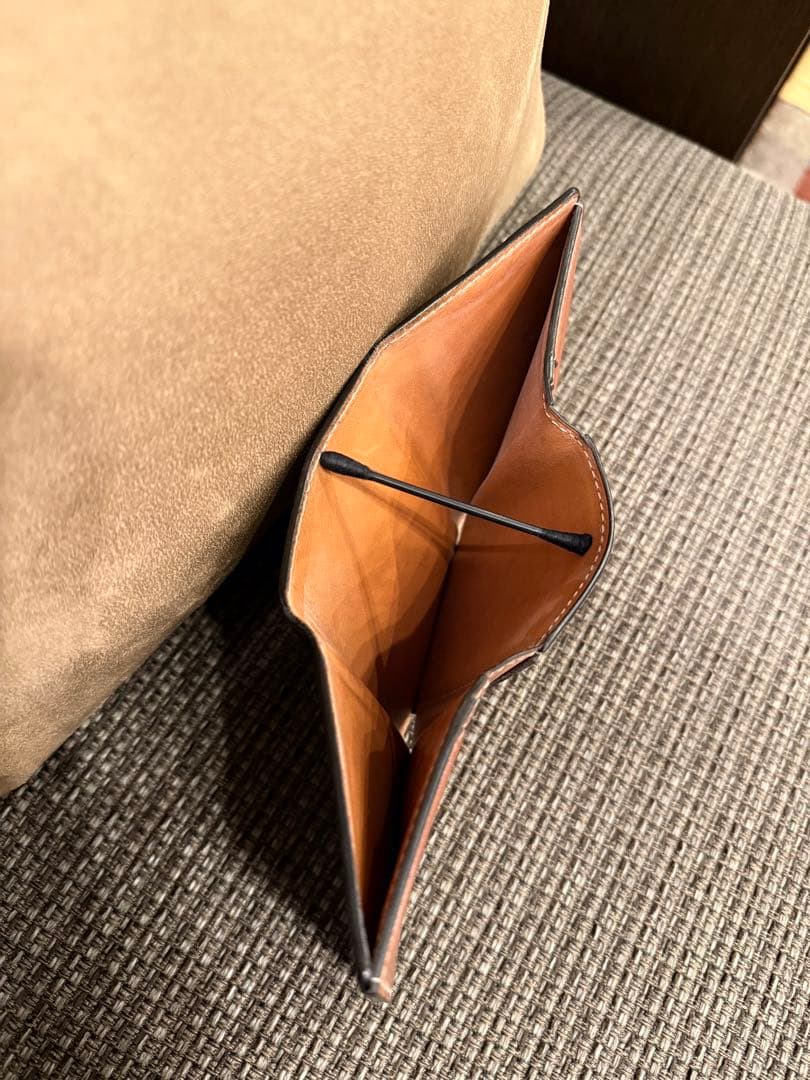 Berluti ベルルッティ　全面カリグラフィー三つ折り財布