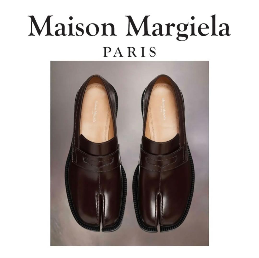 メゾンマルジェラ タビローファー　ブラウン　サイズ39