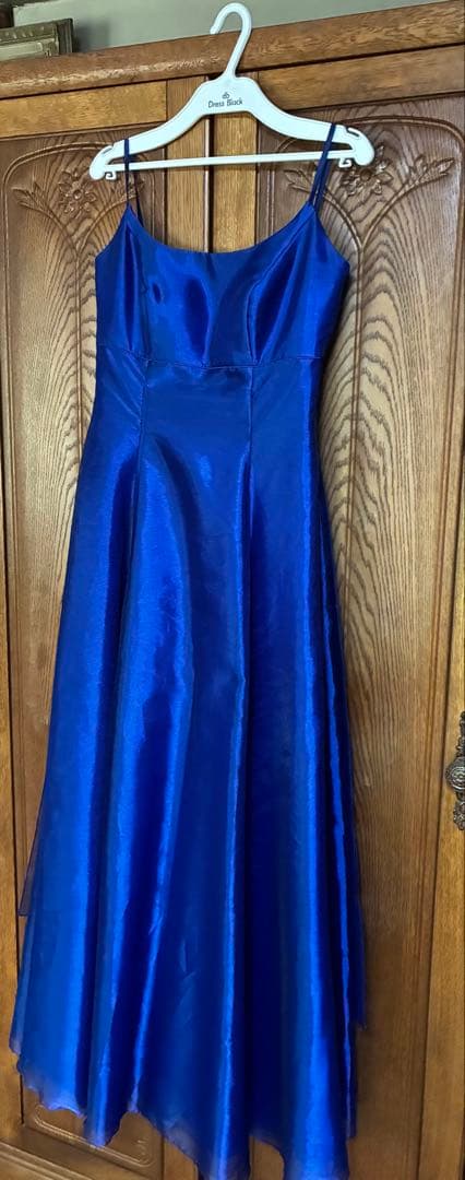【タイムセール】ドレスブラック　ステージドレス　ロイヤルブルー