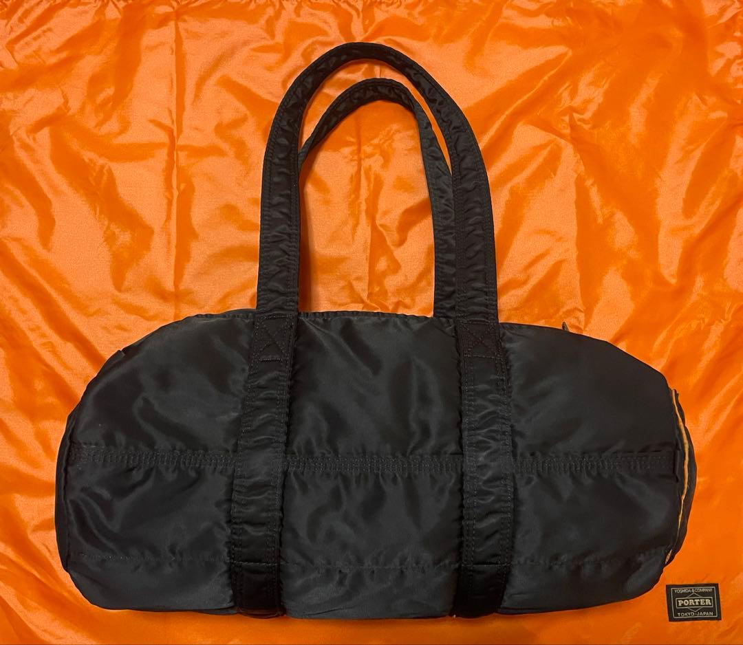 【美品】PORTER ポーター タンカーミニボストンバッグ ドラムバック