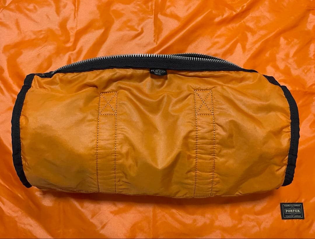 【美品】PORTER ポーター タンカーミニボストンバッグ ドラムバック