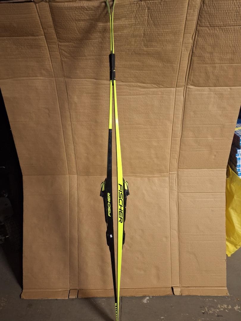 FISCHER スキー板 蛍光イエロー 付属バインディング