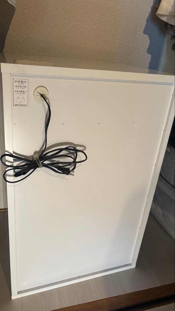 美品 3段キッチンボード 食器棚 キャビネット ホワイト【練馬区引取限定】