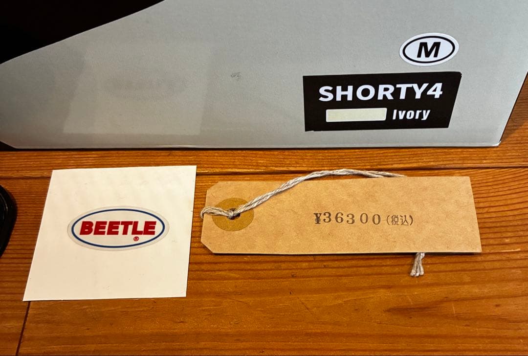 使用1回のみ！オーシャンビートル　ショーティー4 SHORTY4 Mサイズ