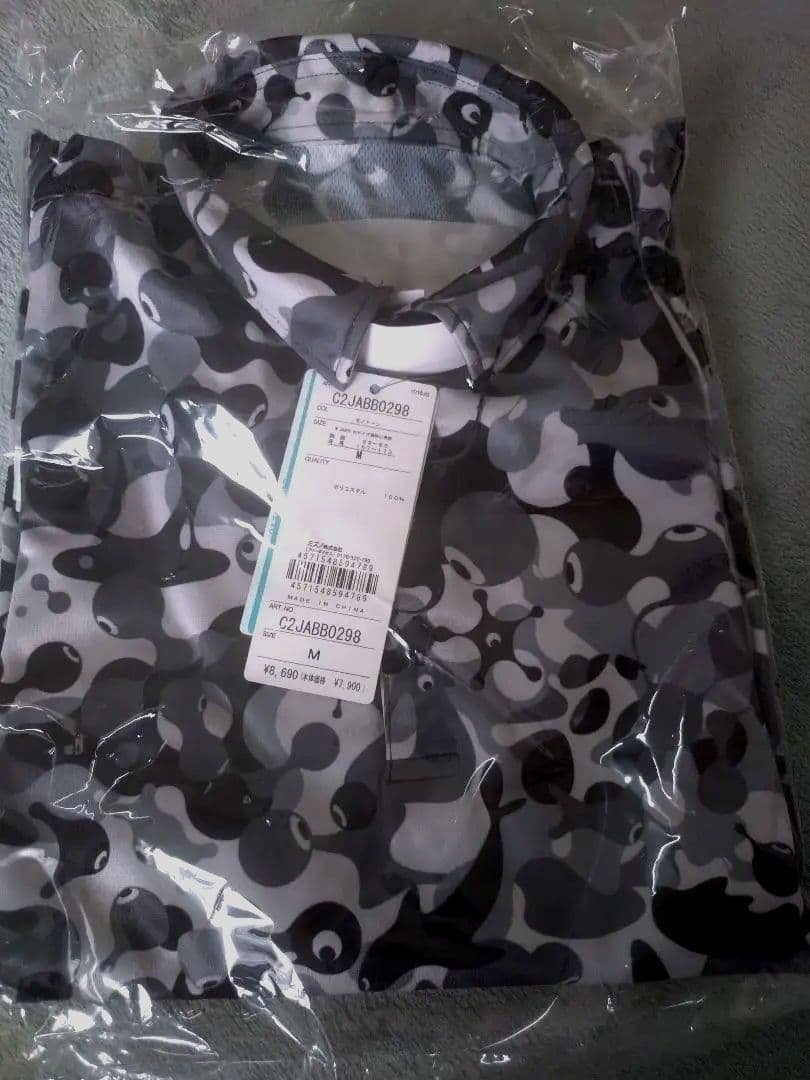 ミャクミャク　ミズノ　モノトーン　ポロシャツ　M　万博