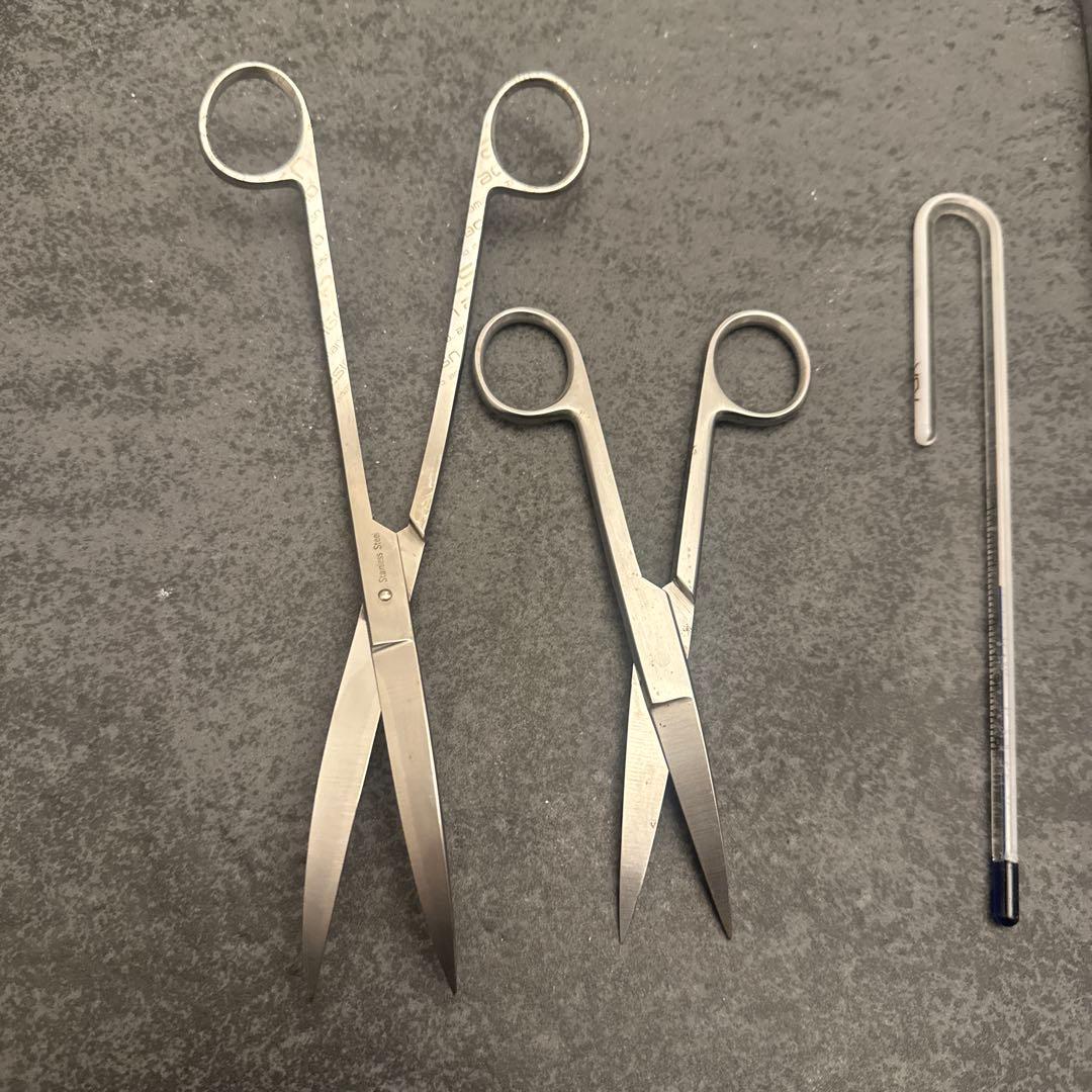 クレイ　ADA 水草用ハサミ・水温計・ピンセットセット