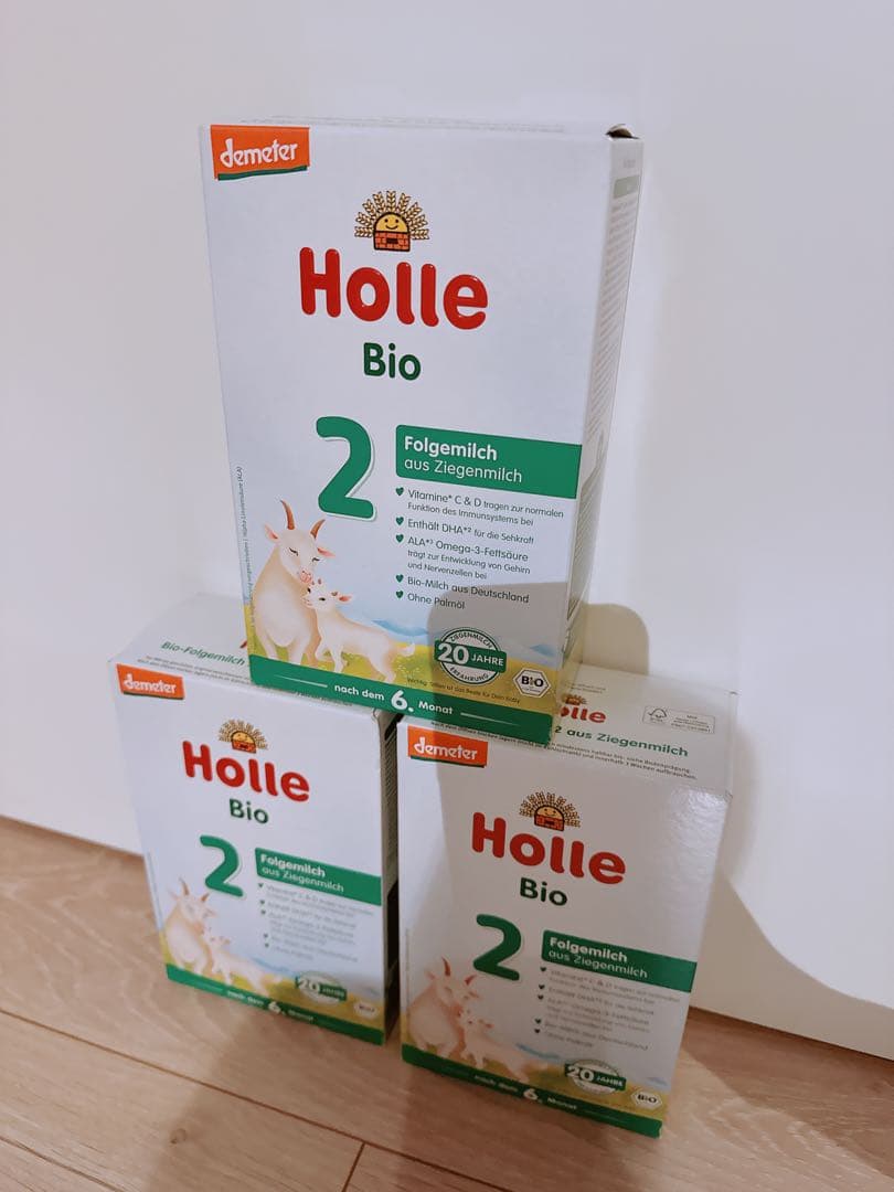 ホレ（粉ミルクヤギ　Holle ステップ2）3箱