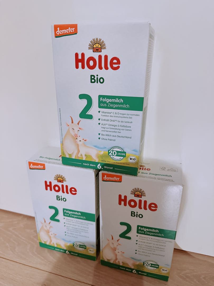 ホレ（粉ミルクヤギ　Holle ステップ2）3箱