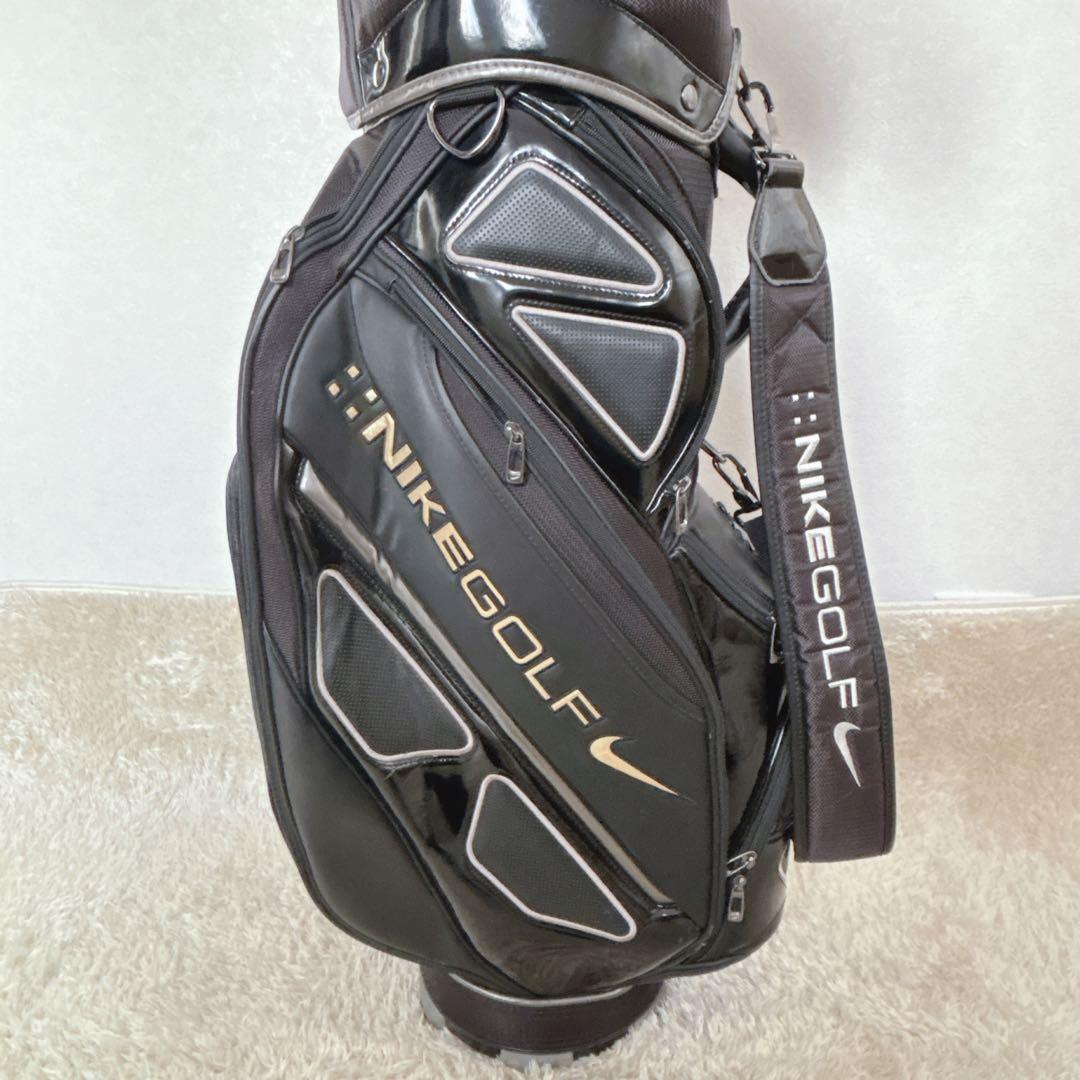 【美品】 ナイキゴルフ　キャディーバッグ 6分割 カバー付き