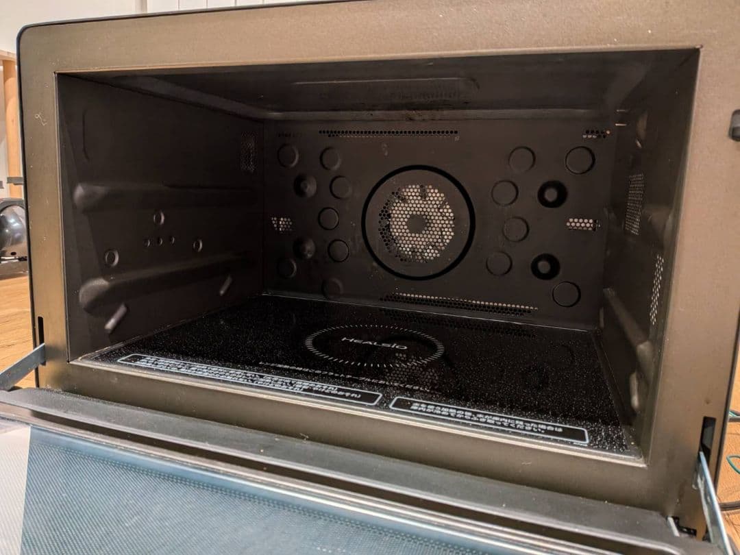 SHARP HEALSIO オーブンレンジ 黒/赤　AX-XJ600-R