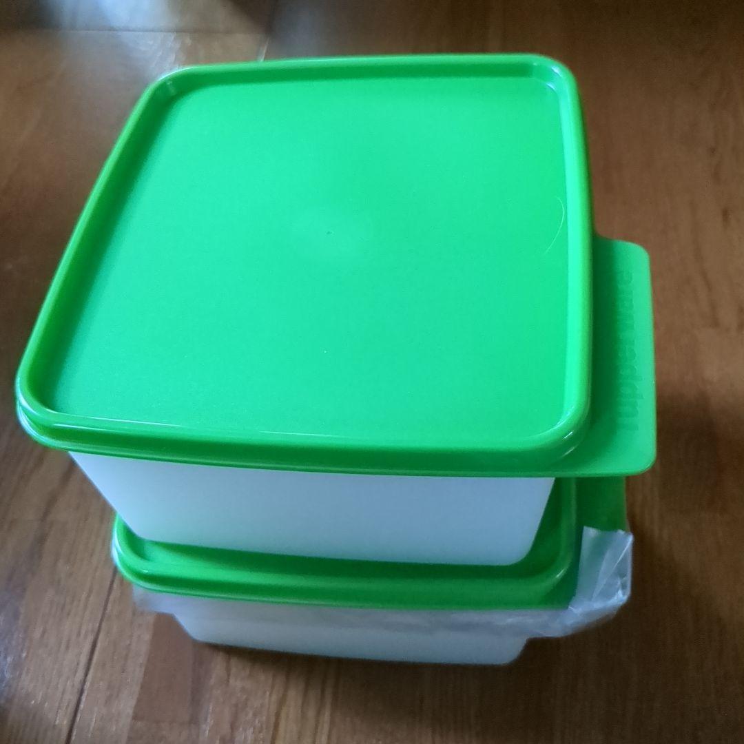 （270）タッパウェアスクエア型タッパ詰め合わせかなりお得　未使用　説明必読