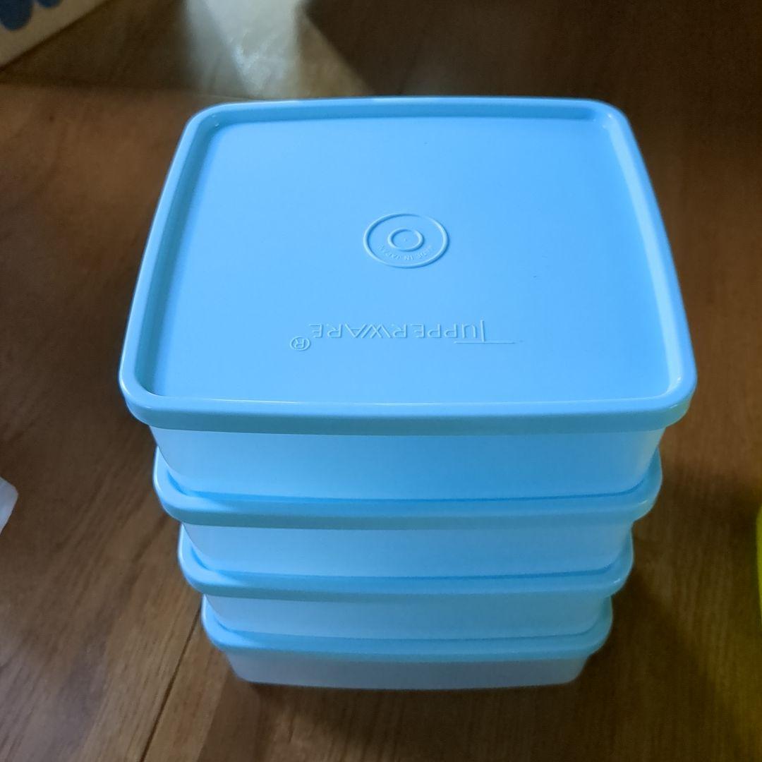 （270）タッパウェアスクエア型タッパ詰め合わせかなりお得　未使用　説明必読