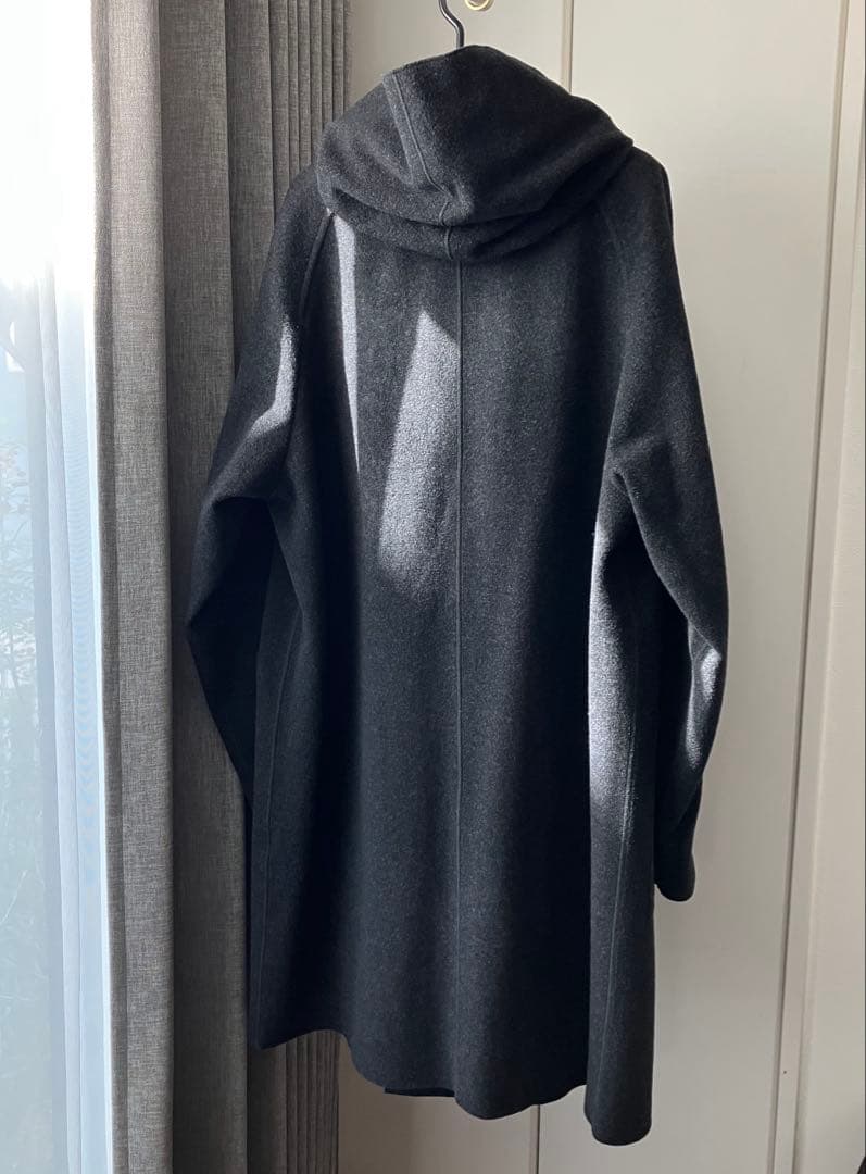 CONFECT ウールカシミヤ フリース フーデットコート