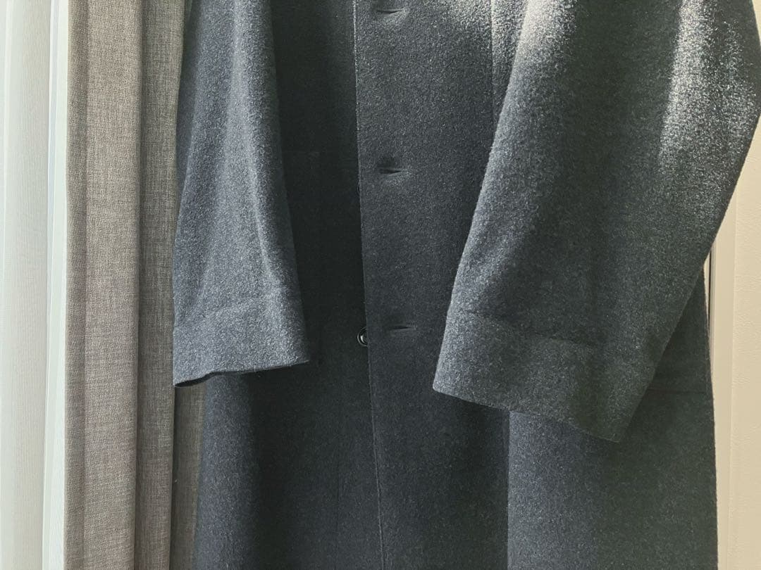 CONFECT ウールカシミヤ フリース フーデットコート