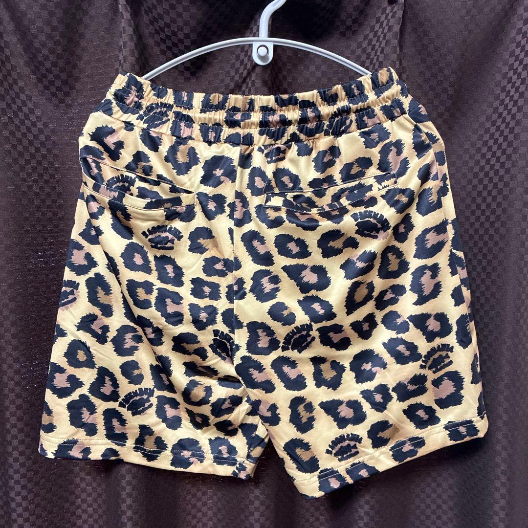 バスマニア レオパード柄 フード付きパーカー上下セット！