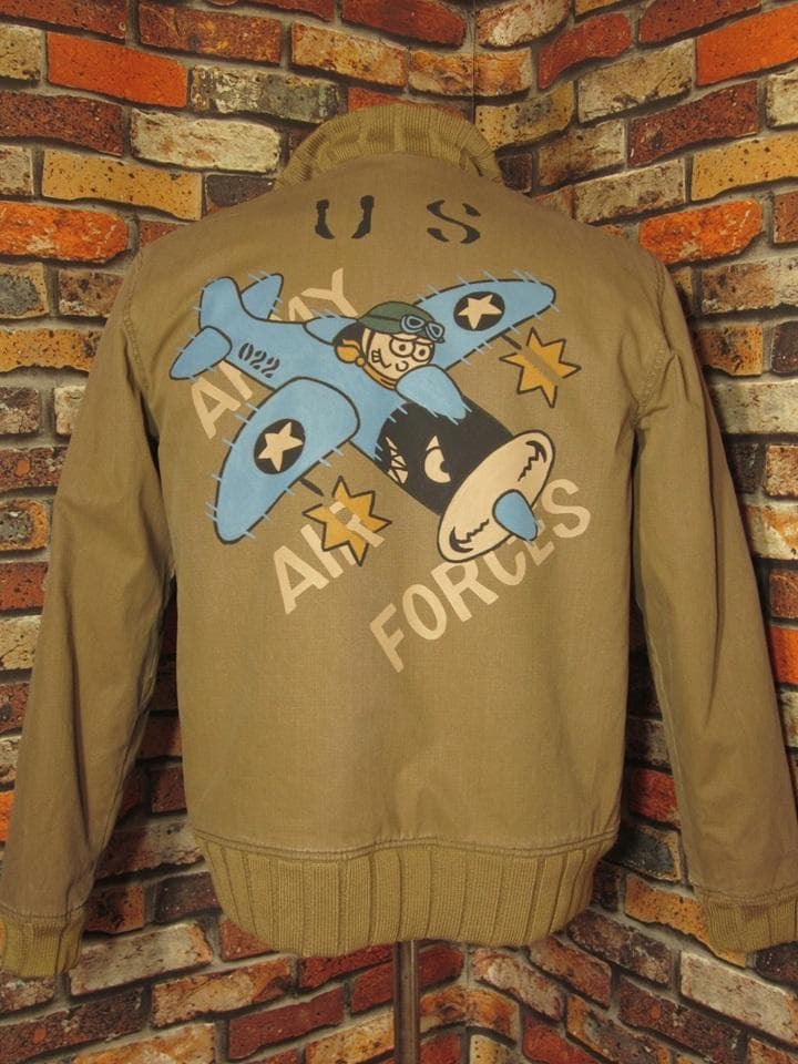 リアルワーズ フライトジャケット Lサイズ40 戦闘機 WW2 裏ボア 松岡佳博