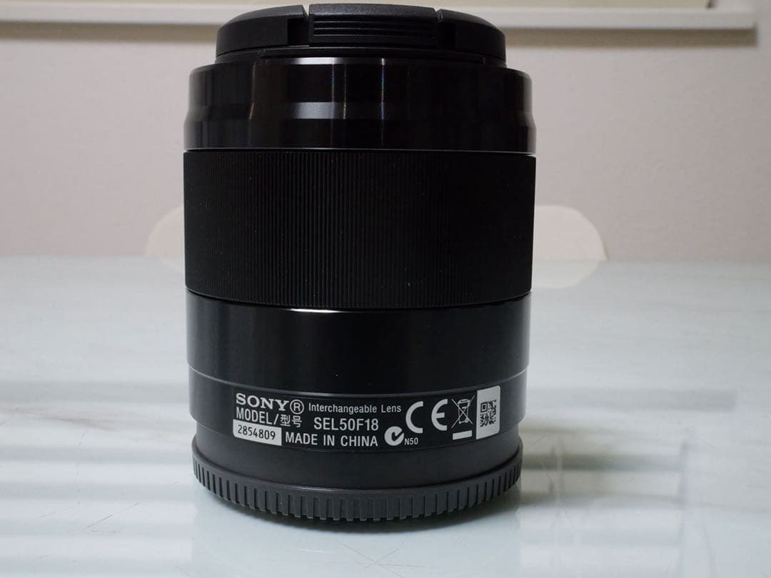 【極美品】SONY 単焦点レンズ E50mm F1.8 OSS ブラック ソニー