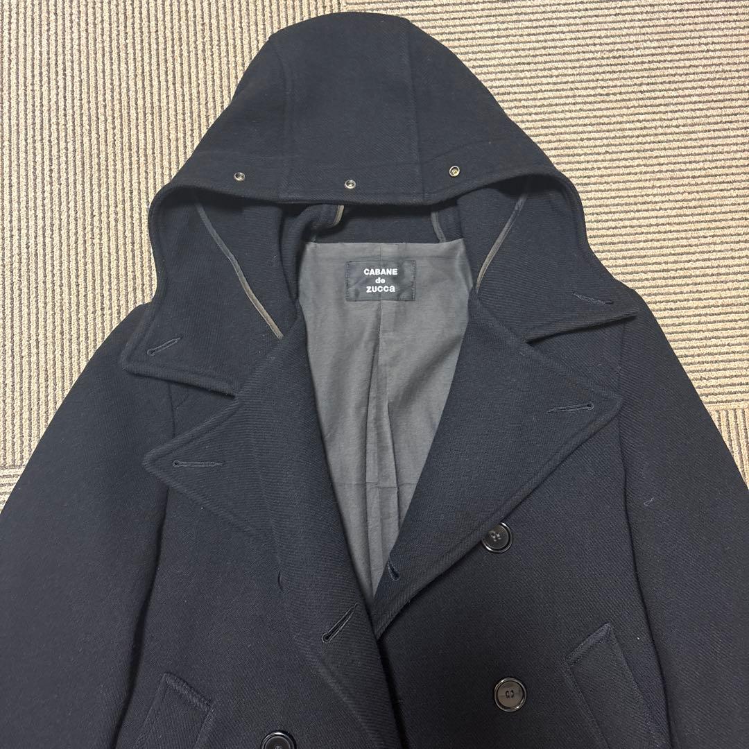 ジャケット・アウター Cabane de zucca wool p coat short length