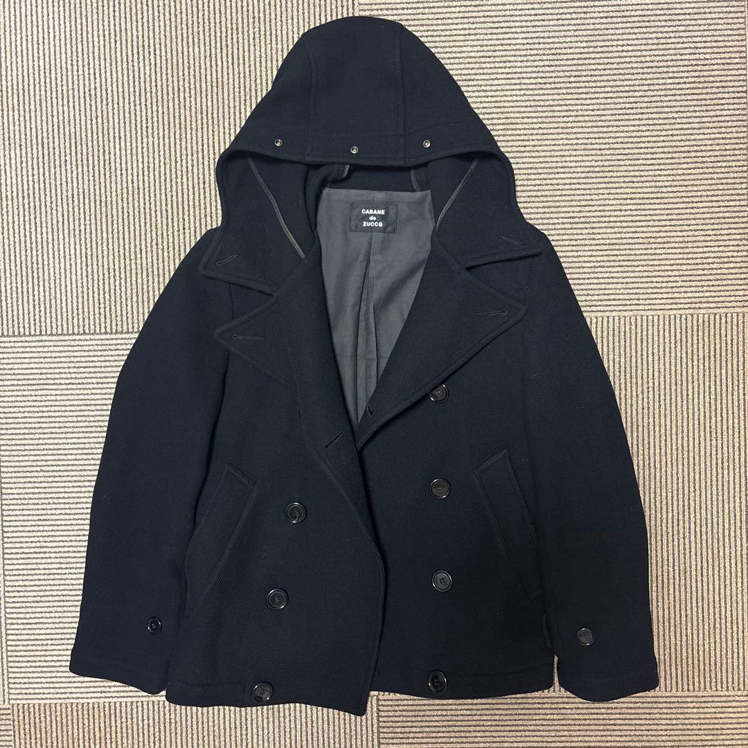 ジャケット・アウター Cabane de zucca wool p coat short length