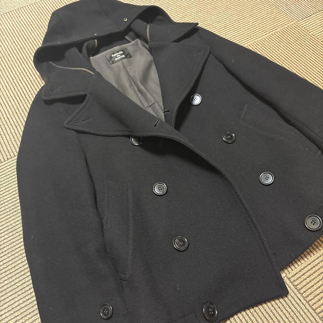 ジャケット・アウター Cabane de zucca wool p coat short length