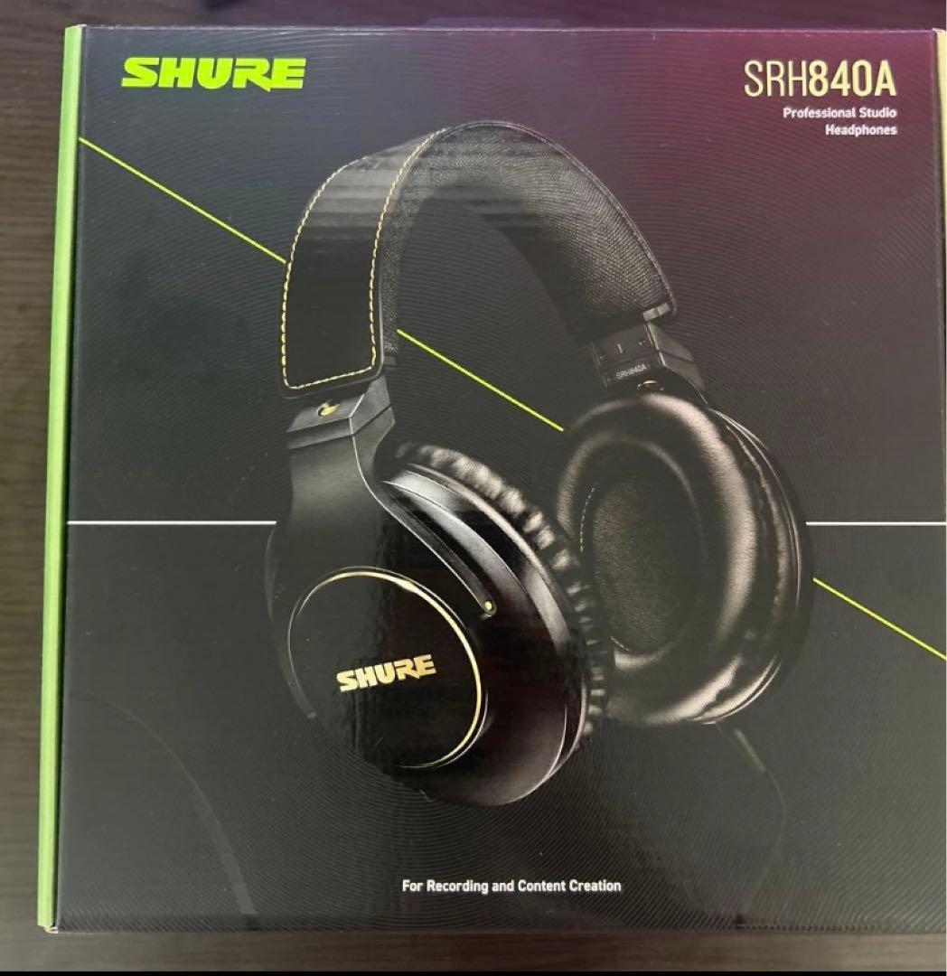 SHURE SRH840A 有線ヘッドホン