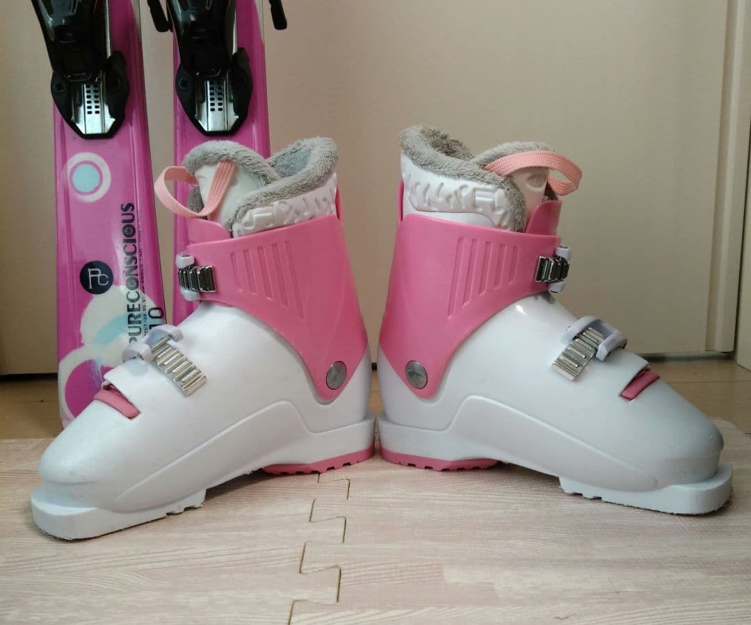 ピュアコンシャス　スキー板　110cm　HELD ブーツ　19cm　セット