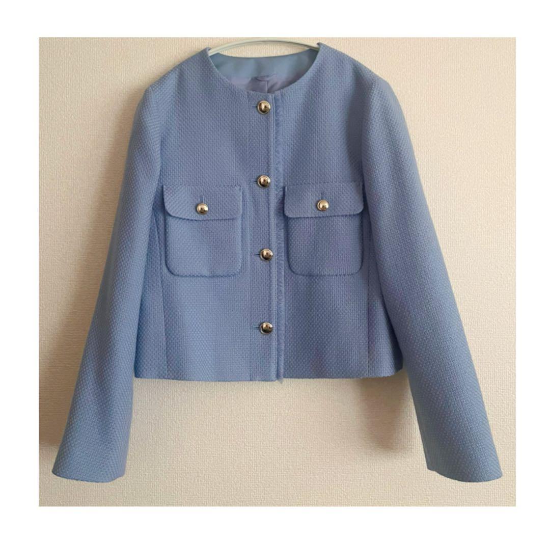 chamiさま⭐︎2024AW アナイ ウールプリペラ ノーカラージャケット 38